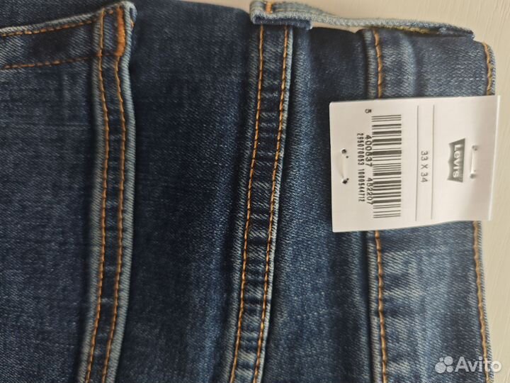 Джинсы мужские levis 502 W33L34