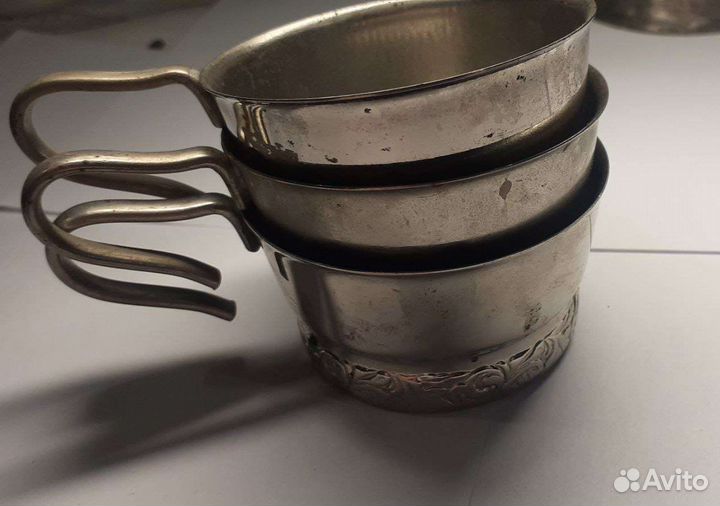 Мельхиоровые подстаканники.ссср (кофейные)