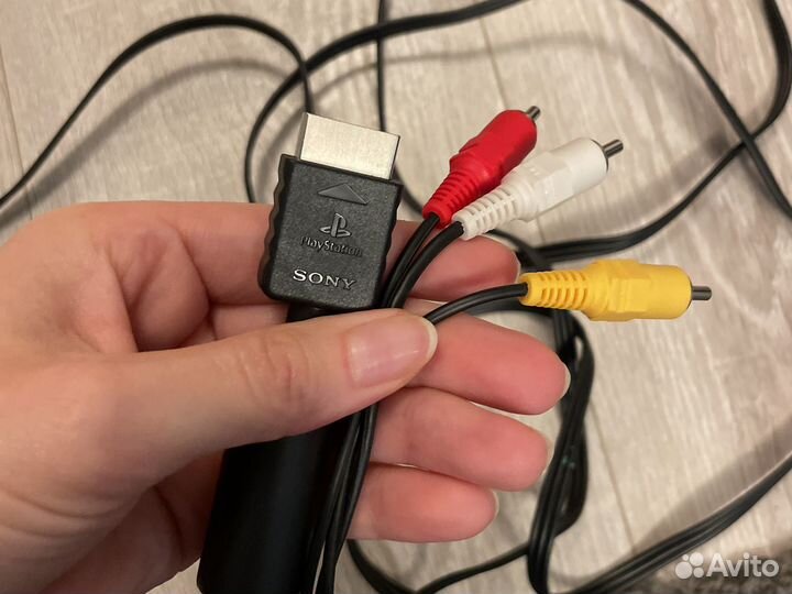 Кабель для PlayStation 2,3 с тюльпанами