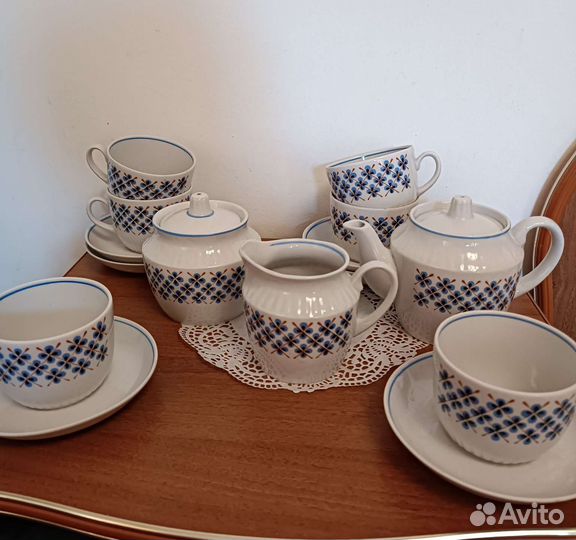 Сервиз чайный СССР Вербилки новый