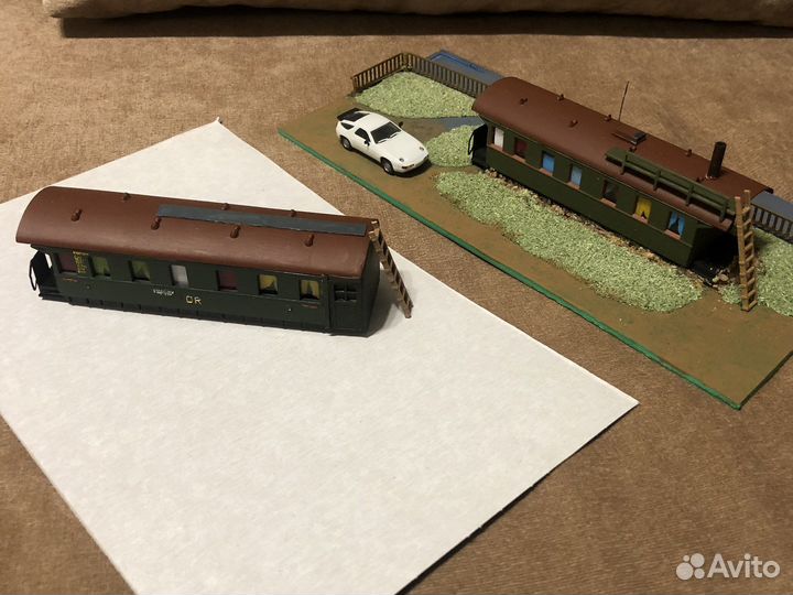 Вагоны домики 1/87