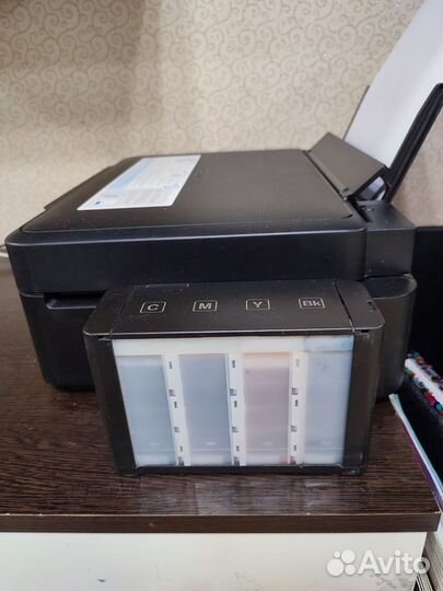 Цветной струйный мфу epson l210