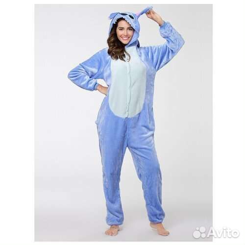 Пижама кигуруми взрослая стич и красная панда