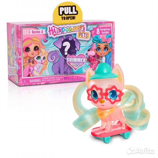 Новая Игрушка Hairdorables Милые пушистики Питомцы