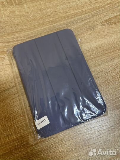 Чехол для iPad mini 6 новый серо-голубой