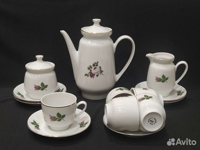 Сервиз кофейный, Болгария, по предметно