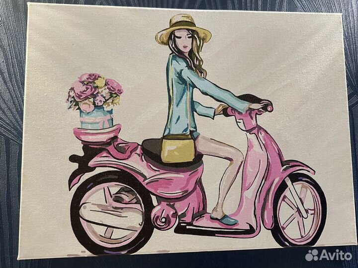 Картины по номерам раскрашенная