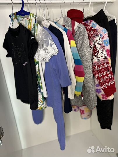 Теплые вещи пакетом 128-134
