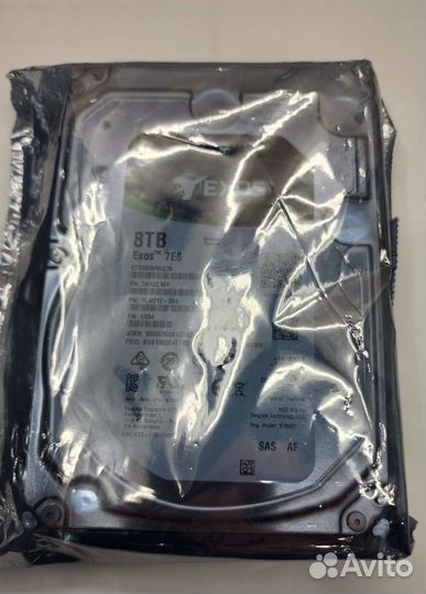 HDD exos 7E8 Seagate ST8000NM0075 8Тб SAS новые