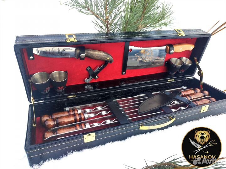 Шашлычный набор подарочный