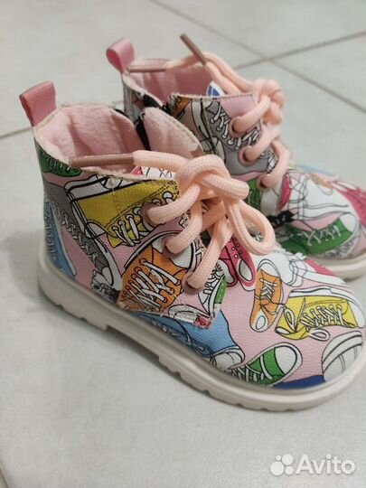 Ботинки на девочку 19 размер