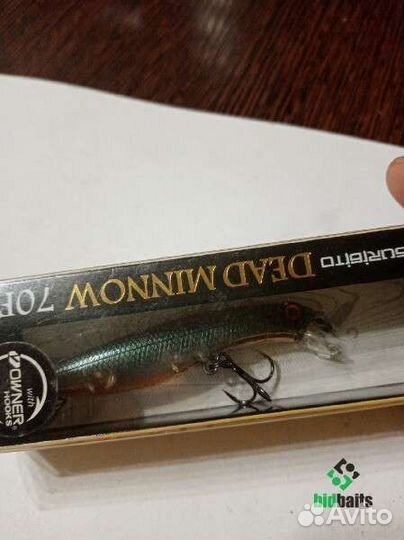 Воблеры Tsuribito Dead Minnow 70F