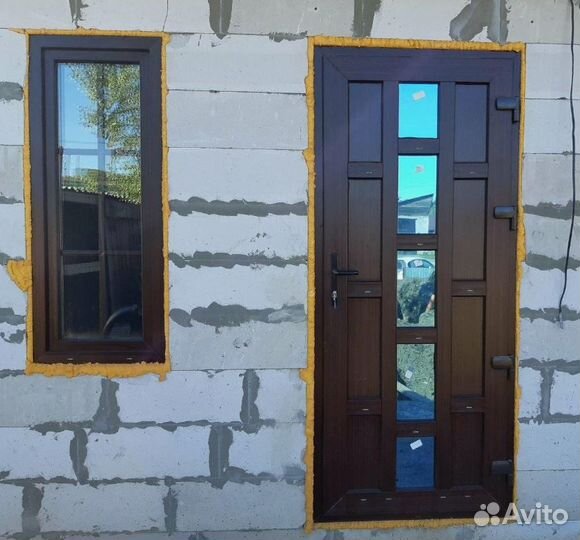 Двери пвх стеклопак.до 54мм немец. кач-во