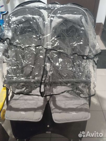 Коляска balco baby snap duo для двойни бу