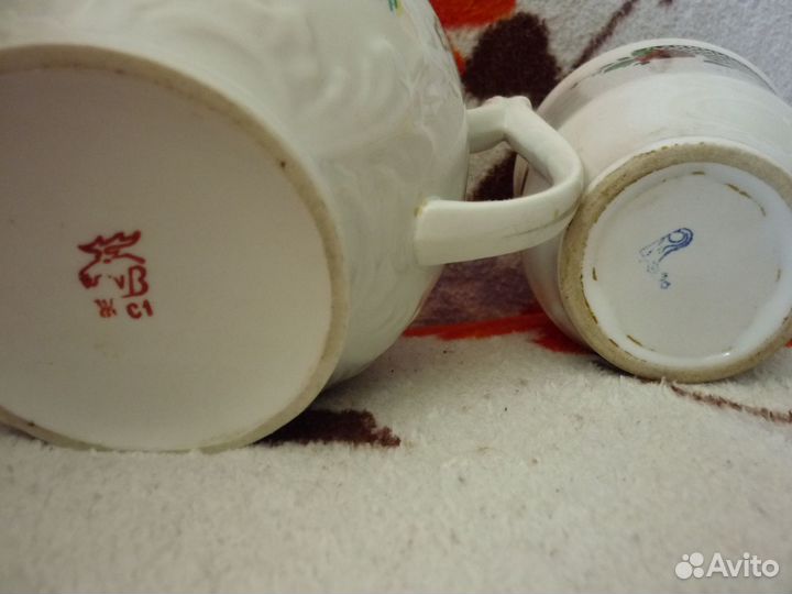 Чайник, сахарницы, молочник Дулево, Китай пр