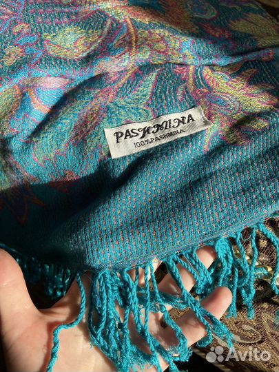 Палантин шарф платок кашемир пашмина