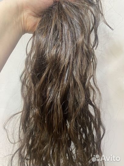 Волосы для наращивания 50 см бу волна