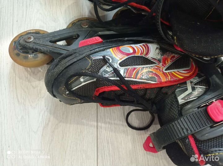 Детские ролики и защита щлем