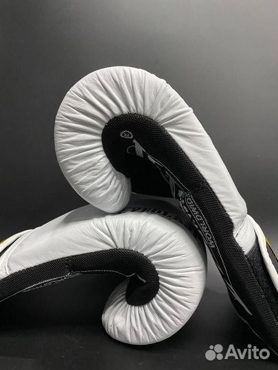 Боксерские перчатки everlast с сеткой, кожа White