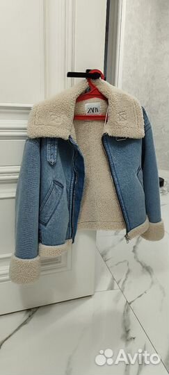 Куртка джинсовая утепленная Zara