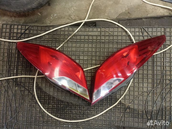 Фонари задние хендай Солярис 1