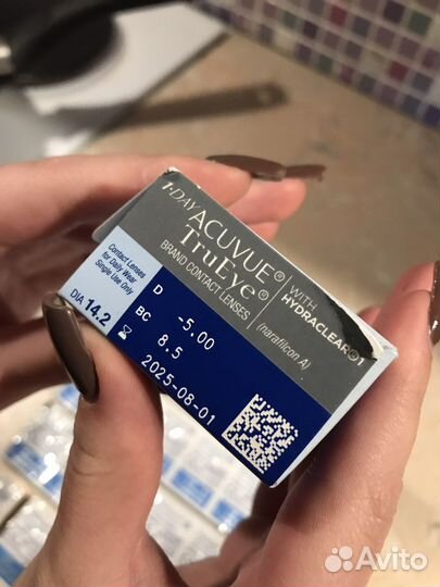 Контактные линзы Acuvue Trueye -5.00 30 шт