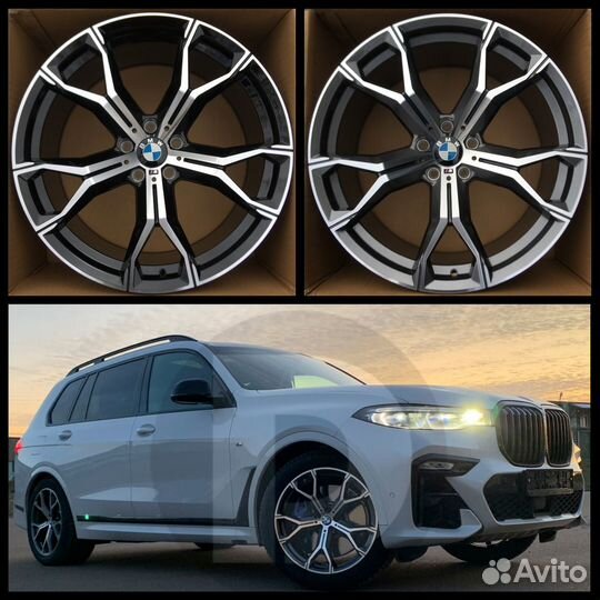 Диски 741 стиль X6 5-120 на BMW Х6 E71 F16 Ф16 R22