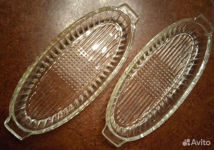 Стекло СССР, графины, салатники, селедочницы