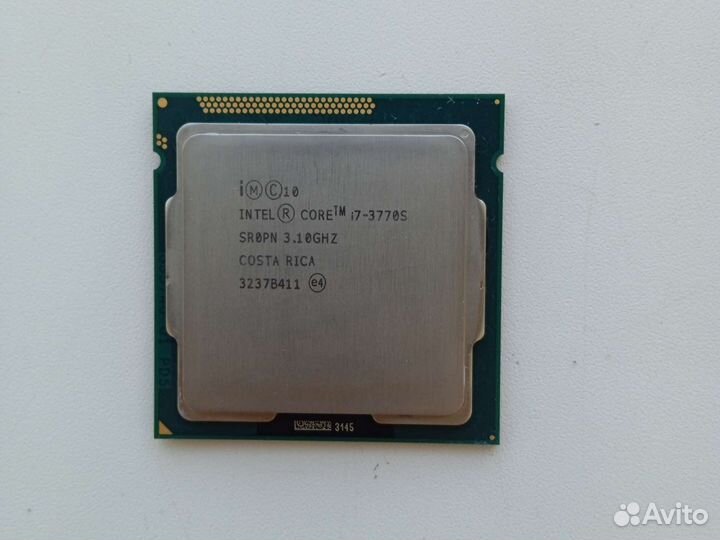 Процессор intel core i7 3770S