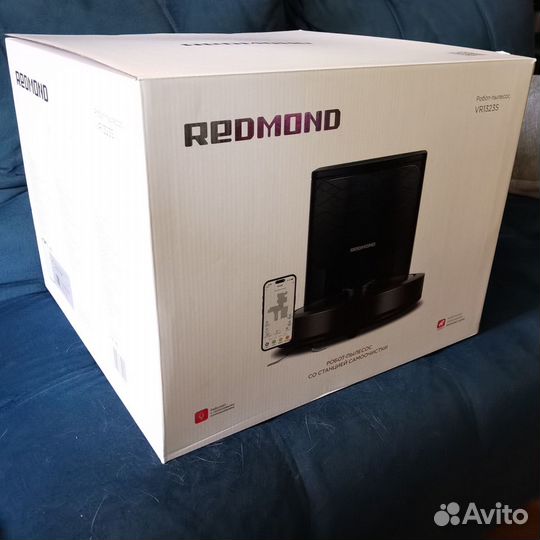 Умный робот-пылесос Redmond VR1323S WiFi New Гаран