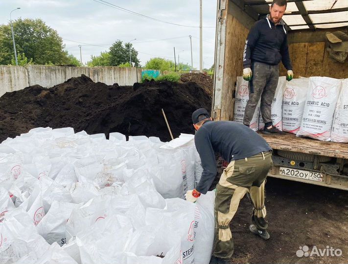 Перегной коровий на мини самосвале