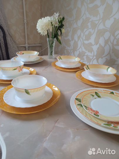 Сервиз столовый набор посуды 20 элементов