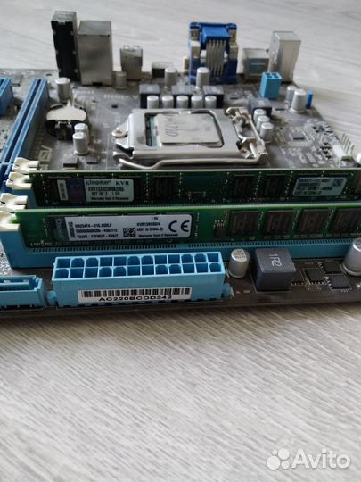 Материнская плата asus B75M plus