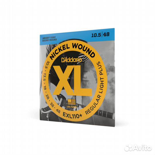D'Addario EXL110+ Nickel Wound Комплект струн для