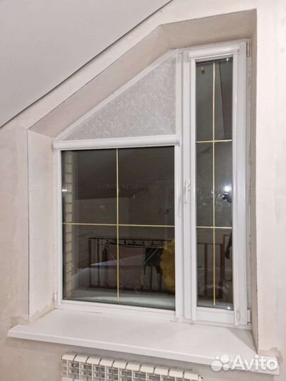 Жалюзи Рулонные шторы на скошенное окно