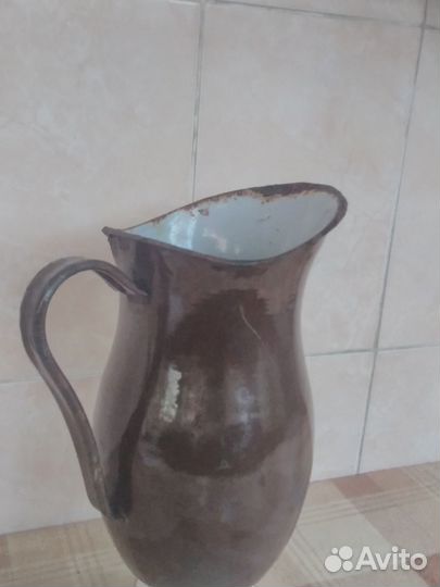 Кувшин эмалированный СССР