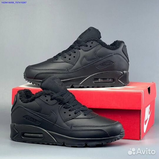 Кроссовки Nike Air Max 90 (с мехом) (Арт.84448)