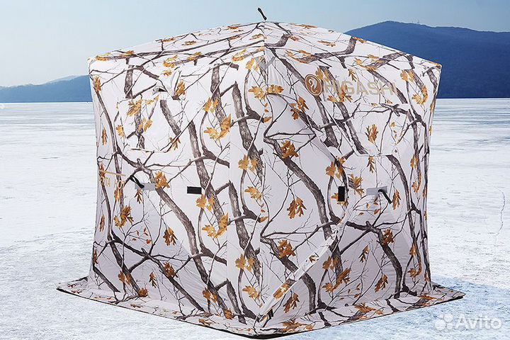 Палатка для зимней рыбалки 3-х слойная
