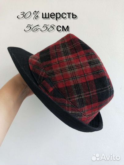 Шляпы, шерсть, хлопок, твид