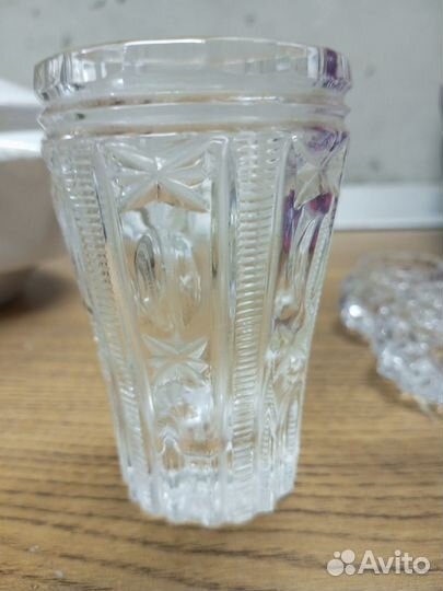 Хрустальные большие стаканы СССР