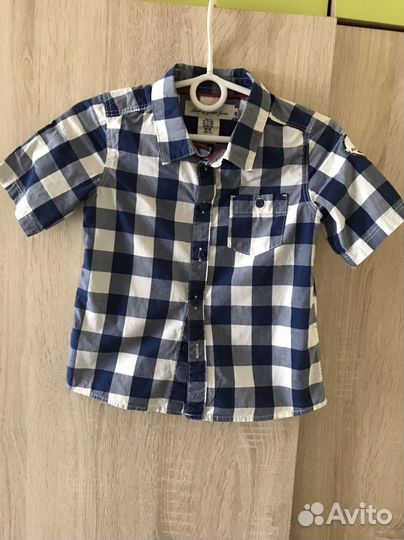 Рубашка для мальчки 86 р-р