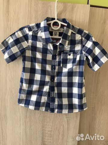 Рубашка для мальчки 86 р-р