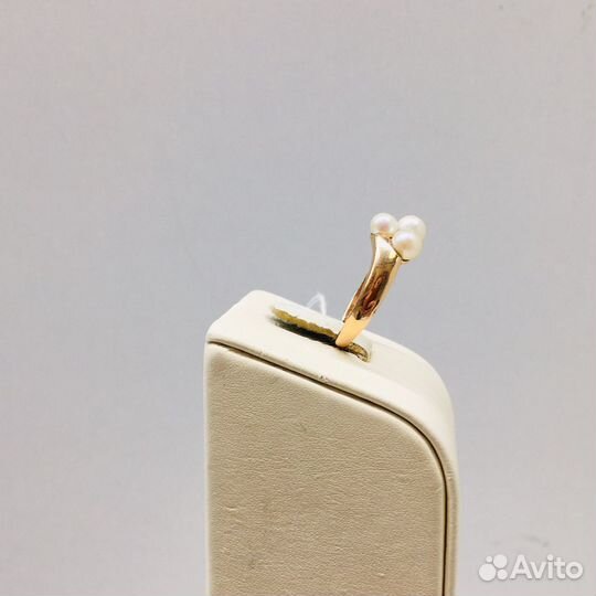 Кольцо, золото 585, жемчуг