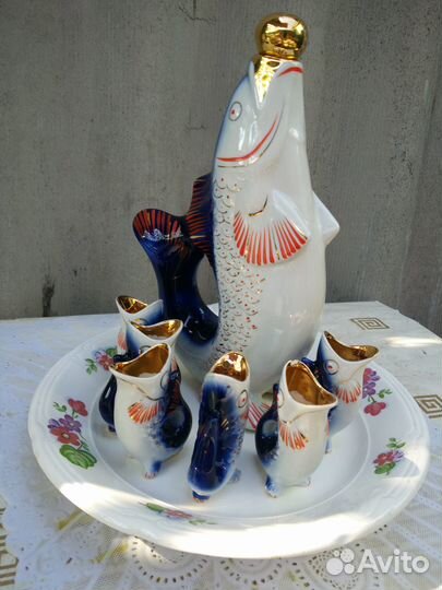 Фарфоровый набор Рыбки