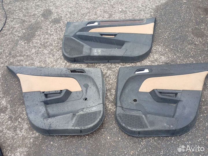 Дверные карты Opel astra h комплект