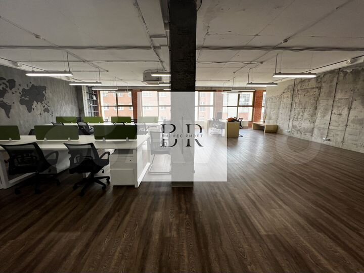 Офис С Мебелью Лофт Витражное остекление, 163 м²