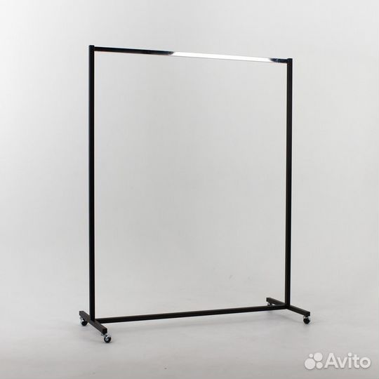 Вешало для одежды напольное одинарное на колесах