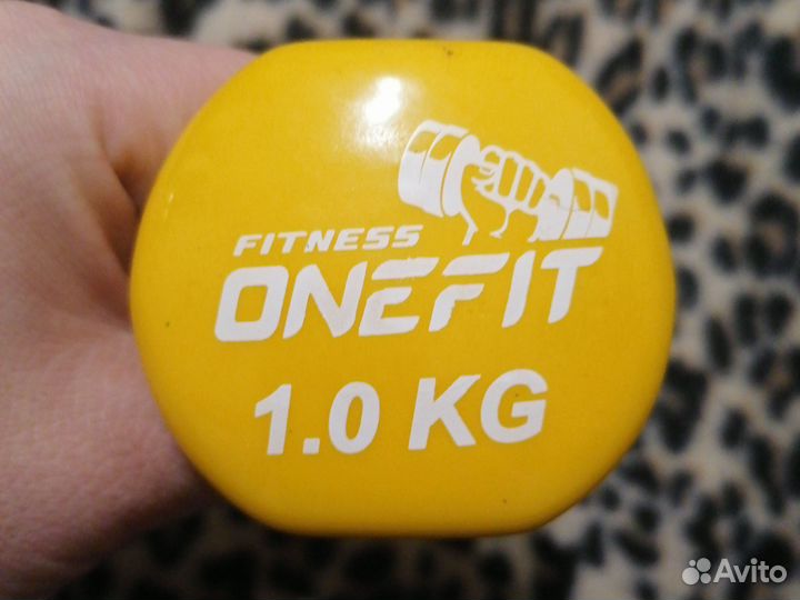 Виниловые Гантели 1 кг