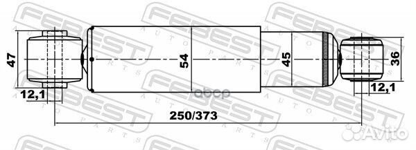 Амортизатор задний газовый Hyundai i20