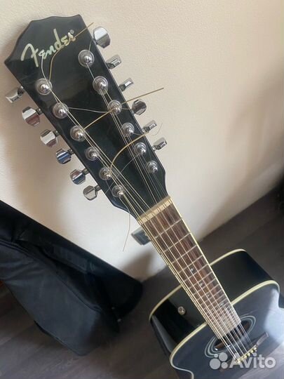 12-струнная гитара Fender CD160SE/12 BLK